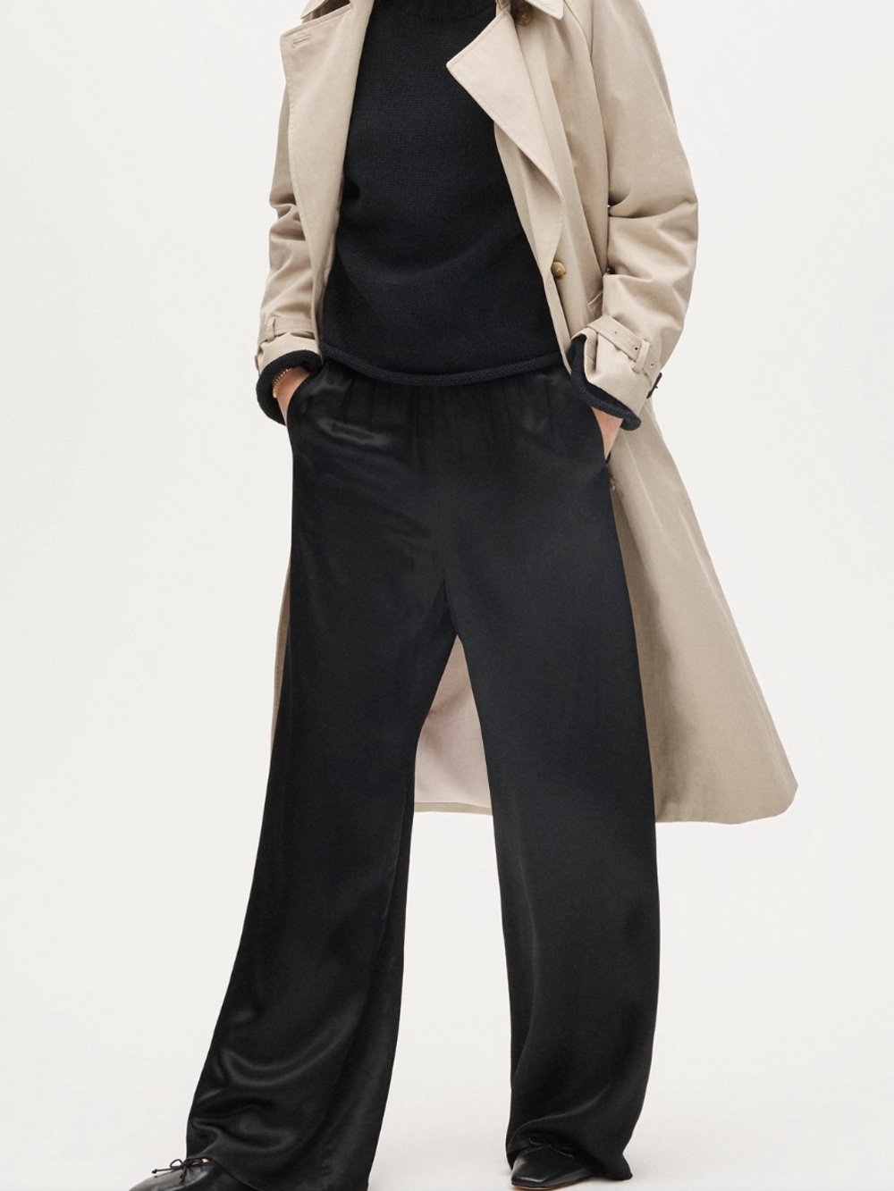 J. Crew Cosmo Pant in Luster Charmeuse